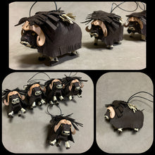 画像をギャラリービューアに読み込む, ジャコウウシのマスコットストラップ